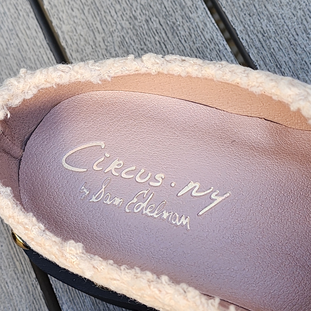 Circus By Sam Edelman Women's Annie Shearling Studded Lug Sole Clogs Size 7.5 - Picture 7 of 8